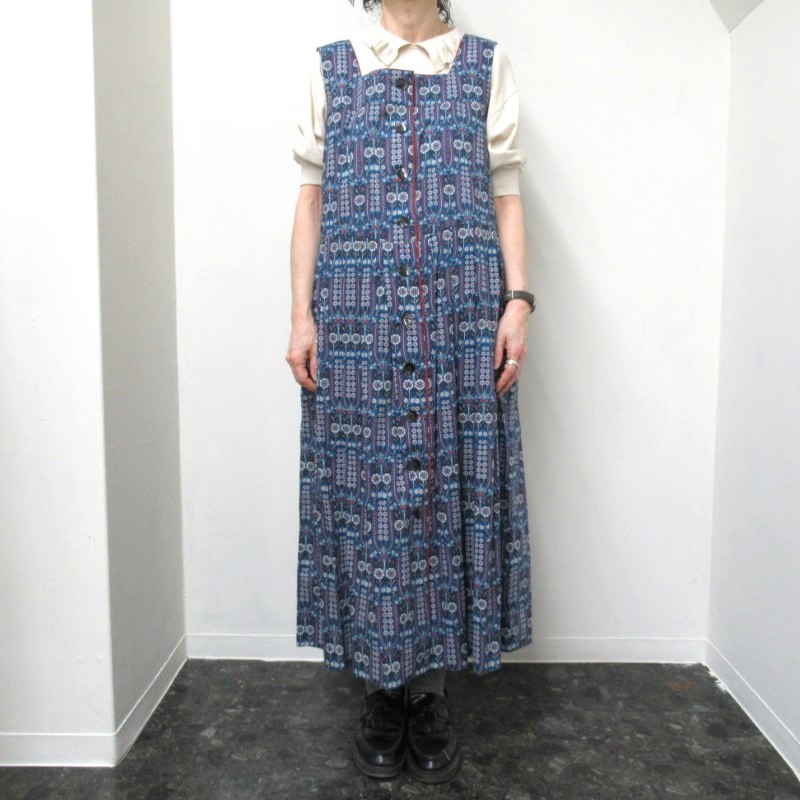 J.Sloane  LIBERTY スクエアネックワンピース /NV3 【日本製】